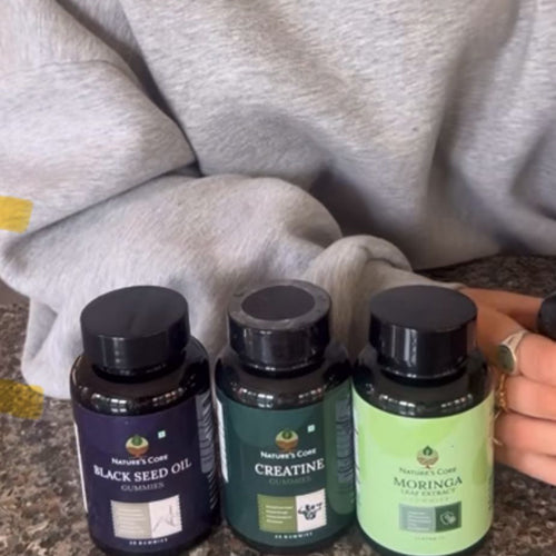 black seed oil, creatine and moringa leaf extract gummies