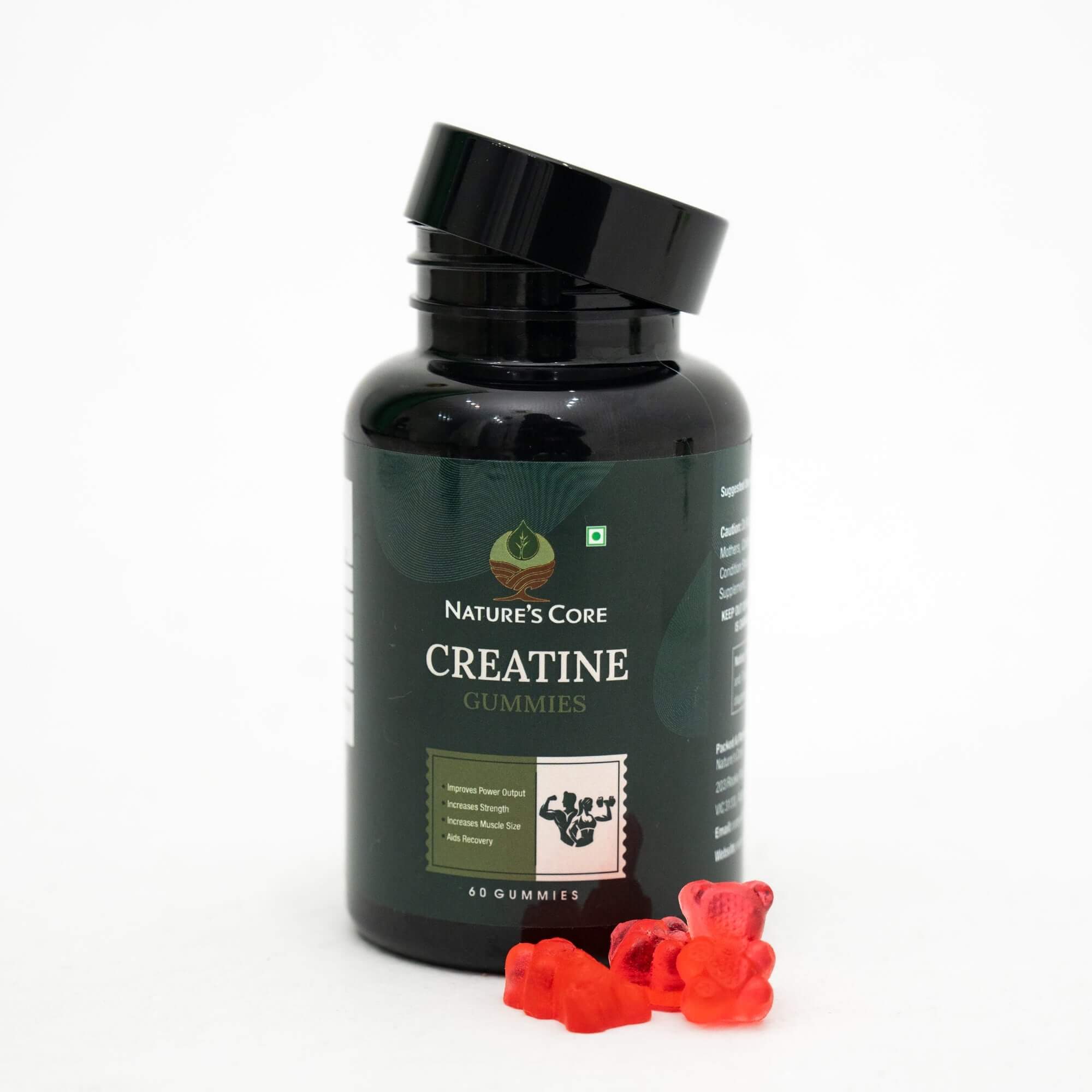 natures core creatine gummies product